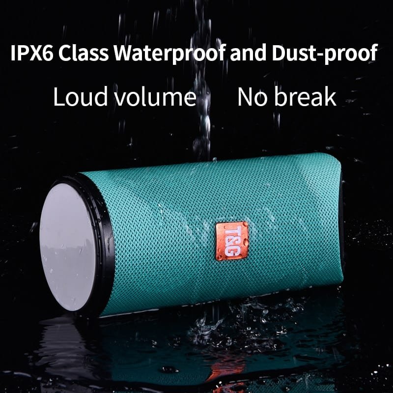 Portable Outdoor Waterproof Bluetooth Speaker

Main image: Portable outdoor waterproof Bluetooth speaker for workouts and outdoor activities

Side view: Side view of portable waterproof Bluetooth speaker

Lifestyle image: Person listening to music with portable Bluetooth speaker outdoors